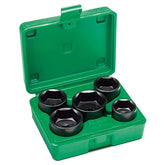 Steel Vision 5pc 3/8" Dr. Low Profile Oil Filter Socket Set - 58130-A